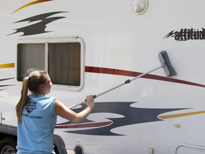 Be sure to wash your coach first!