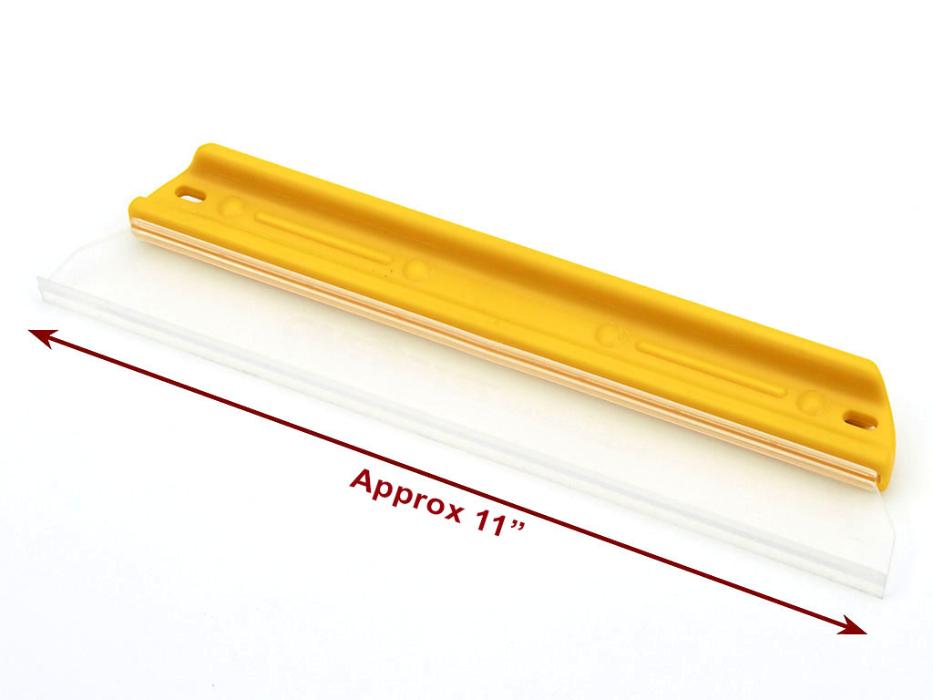 11″ Soft N Dry Waterblade Silicone Squeegee with TBar Edge One Pass