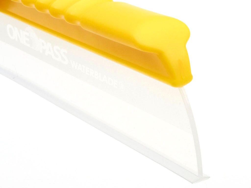 12″ Super Flex Waterblade Silicon Squeegee Yellow One Pass